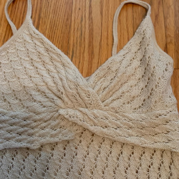 SOLD - Catherine Malandrino Crochet Tank - Picture 4 of 6